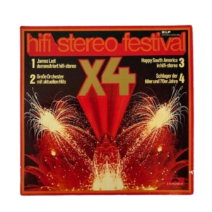 Hifi stereo festival X4, 1970