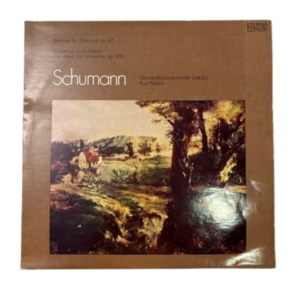 Schumann, Gewandhausorchester Leipzig Kurt Masur, Sinfonie n°3, 1974