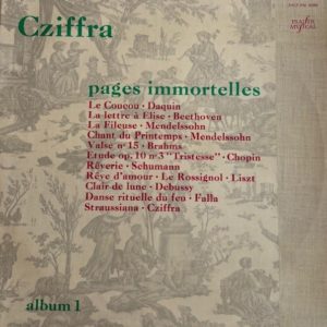 Cziffra pages immortelles