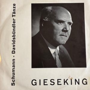 Schumann - Davidsbündler Tänze - Gieseking