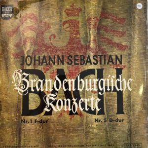 Johann Sebastian Bach Brandenburgifche Konzerte