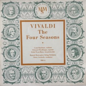 Vivaldi, The four seasons, The Musical Masterpiece Society