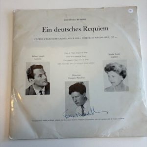 Brahms, Ein deutsches Requiem, 1965