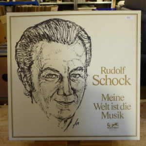 Rudolf Schock, Meine welt ist die Musik