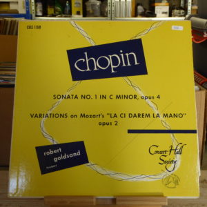 Chopin, Sonata no. 1 in C minor