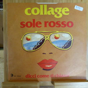 Collage - Sole rosso